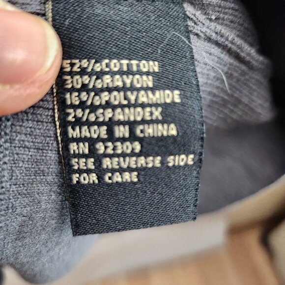 DG2 By Diane Gilman Womens Turtleneck Sweater Large Gray Embellished Pullover - Picture 5 of 8